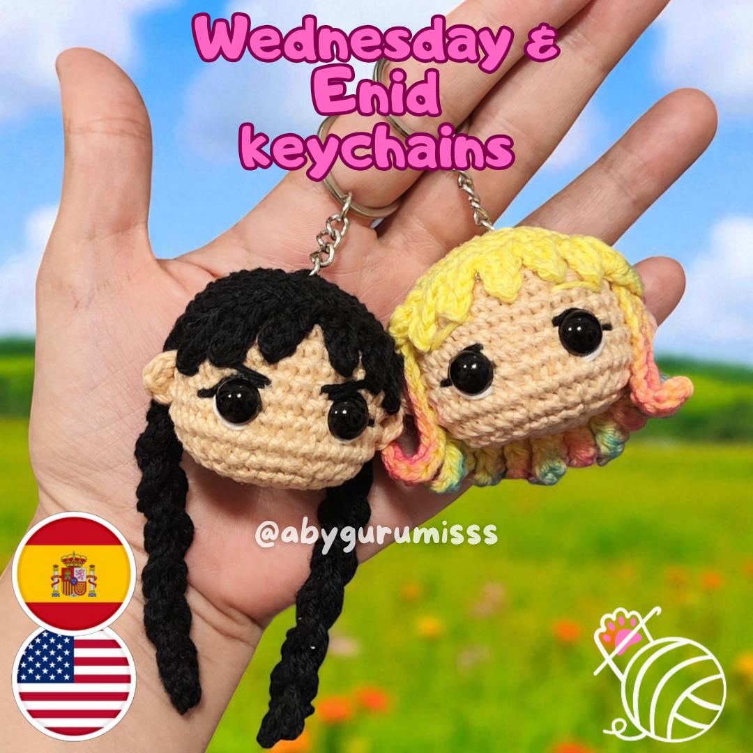 30 Wednesday Crochet Patterns for Dolls, Accessories, and Gothic Gifts 3 Wednesday and Enid Amigurumi Pattern