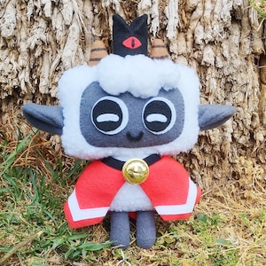 Cult of the lamb plush rag doll handmade lamb soft kawaii