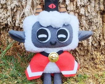 Cult of the lamb plush rag doll handmade lamb soft kawaii