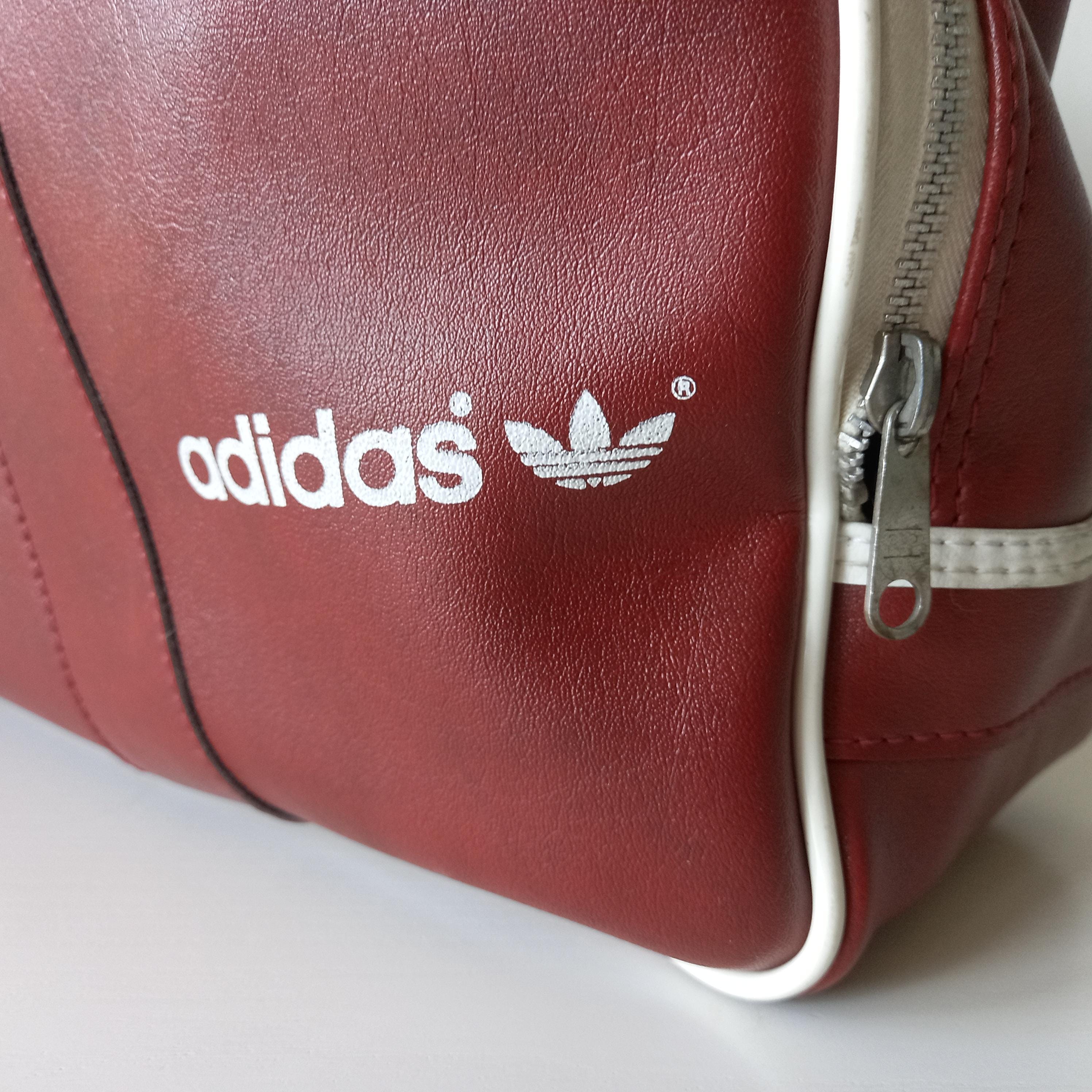 Amazing 70s Adidas Tennis Vintage Bag, Retro Sport Bag, Vintage