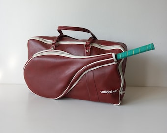 Amazing 70s Adidas Tennis Vintage Bag, Retro Sport Bag, Vintage