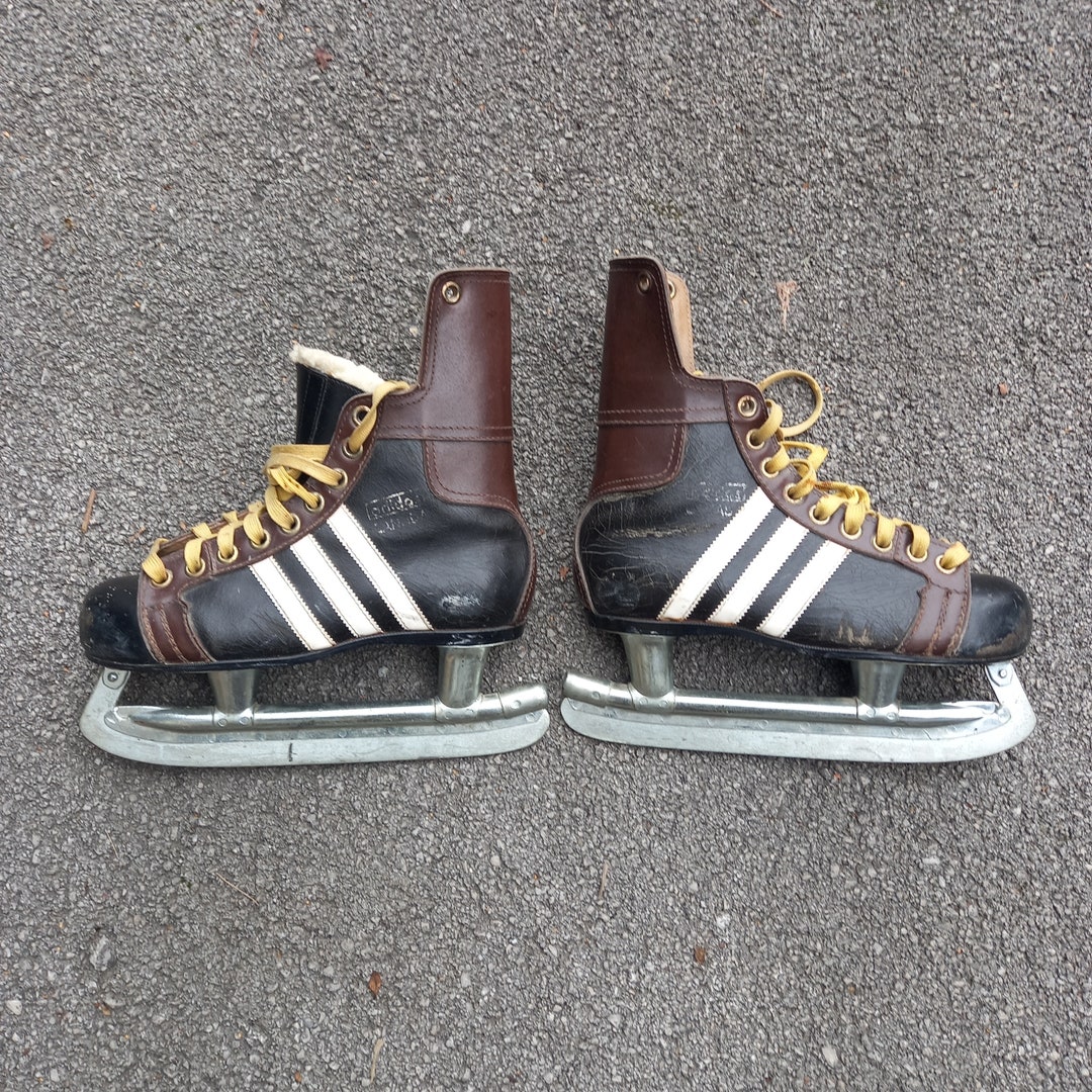 Vintage Ice Hockey Skates CANADA / N.H.L. Canada / Retro Black Etsy UK