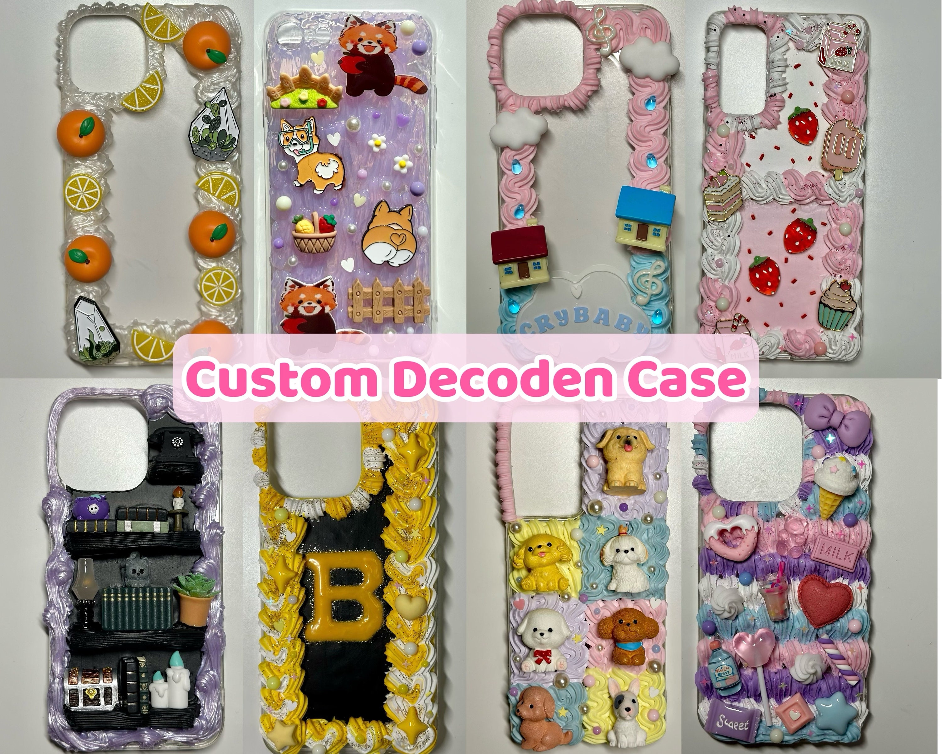 Limited Edition  Exclusive Handmade Decoden Phone Case –  girlfriendwarehouse
