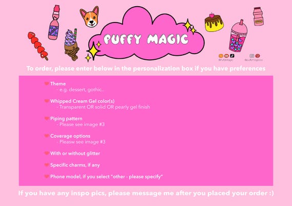 Custom Decoden Phone Case - Customized Handmade Decoden Case for iPhone & Samsung - Personalized Whipped Cream Phone Case - iPhone 15 Case