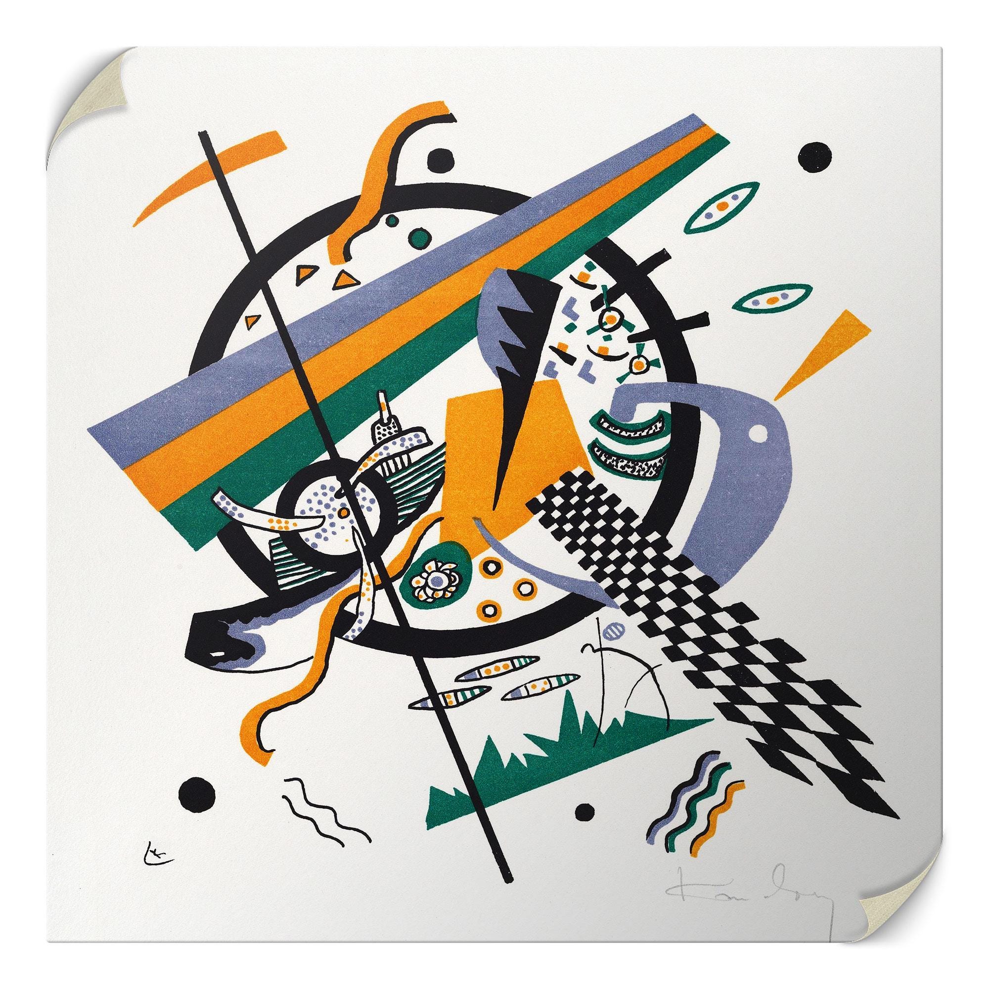 Wasily Kandinsky Small Worlds I (kleine Welten I) Canvas Print