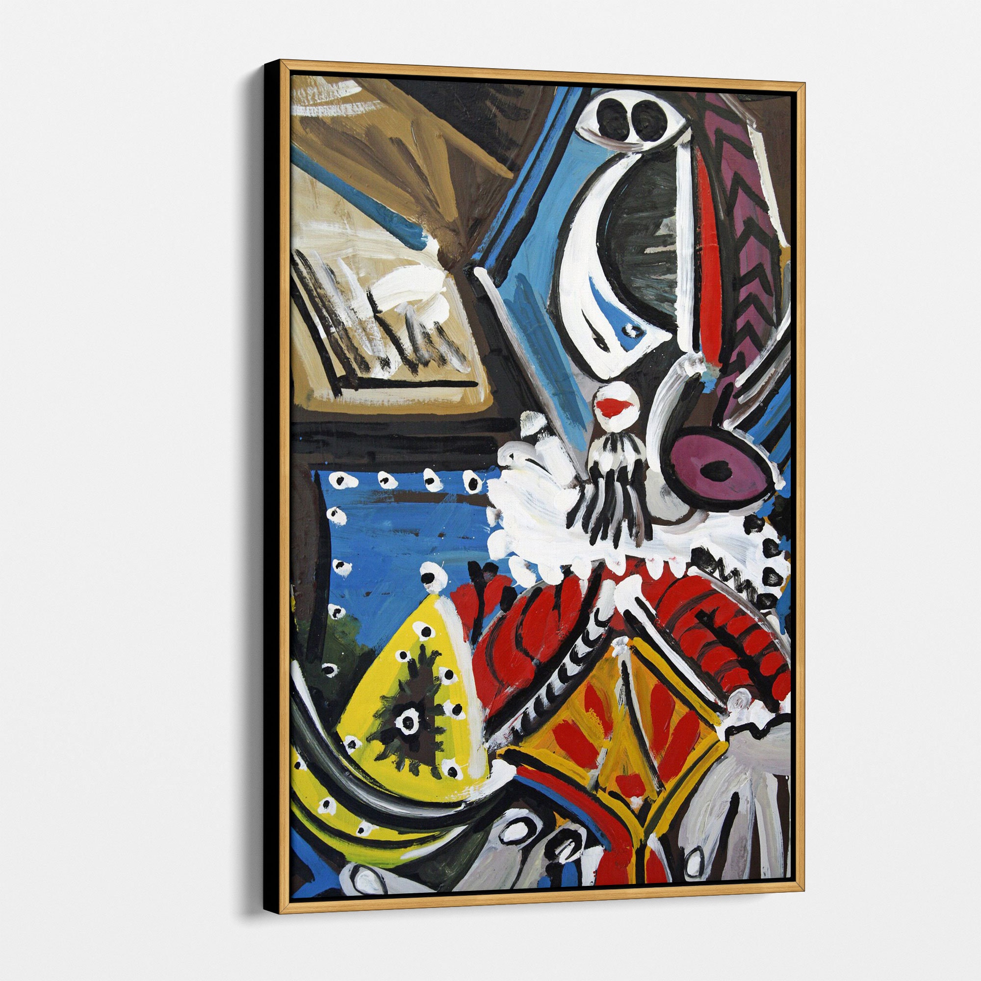 PICASSO 油絵アート Vibrant Cubist Picasso Abstract Canvas - Extra Large Wall Art
