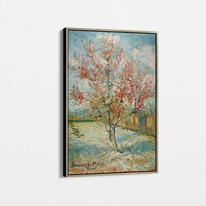 Pink Peach Tree by Vincent Van Gogh Print Art - Famous Painter Painting Gift, Office & Home Gift Idea, Perfect Gift for Art Lover