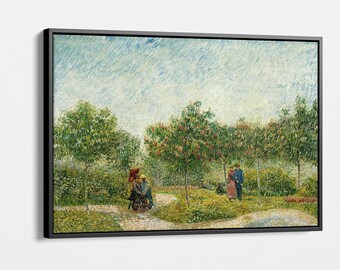 アニエールのヴォワイエ・ダルジャンソン公園で求愛するカップル