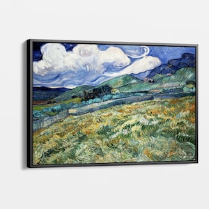 Landscape from Saint-Remy by Vincent Van Gogh, Famous Painter Painting Gift,  Home & Office Decor Gift Idea, Perfect Gift for Art Lovers