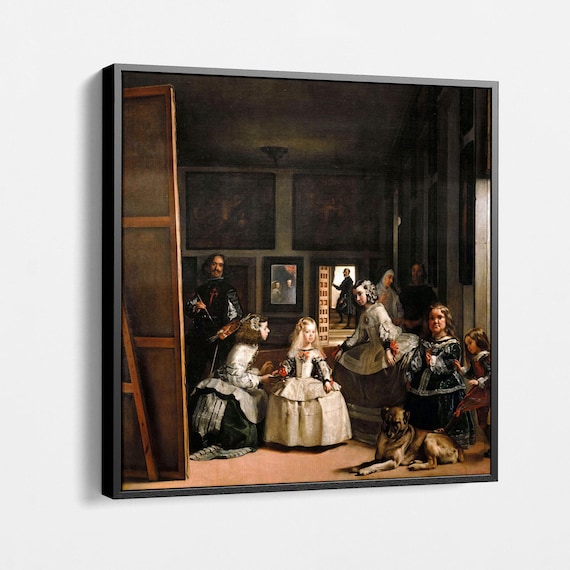 Las Meninas by Diego Velazquez Canvas Wall Art - Famous Painter