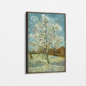 The Peach Tree by Vincent Van Gogh Canvas Art, Famous Painter Painting Gift,  Home & Office Decor Gift Idea, Perfect Gift for Art Lovers