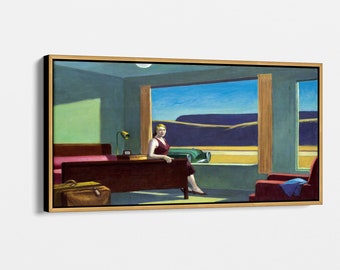 エドワード・ホッパーによる西部モーテルの絵画の複製 - Etsy 日本
