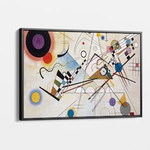 Wassily Kandinsky Composition 8 Art Print, Abstract Wall Art, Famous Painting Reproduction, Modern Home Decor, Kandinsky Gift