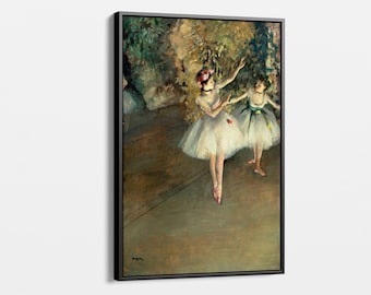エドガー・ドガ作「舞台上の二人のダンサー」高品質プリント - Frame