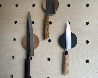 Magnetic knife holder for single knife - magnetic holder for a Knife or utensil - handmade