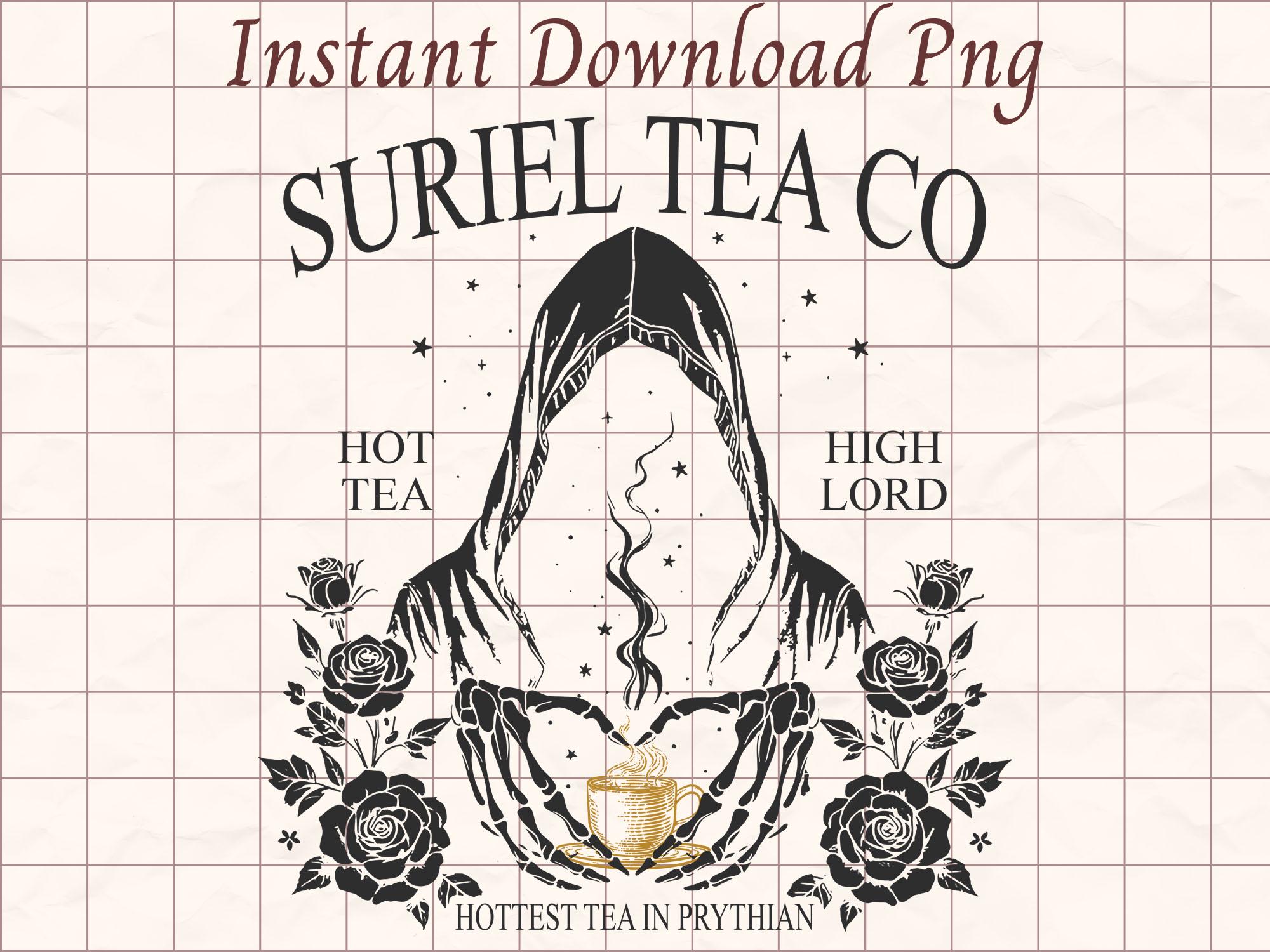 Suriel Tea Co Png, Acotar Tea Png, Bookish Merch, Sarah J Maas Png, A ...