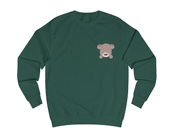 Sweat-shirt unisexe à tête d'ours