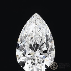 IGI Certified Pear Cut Loose Lab Grown Diamond, 0.50 to 5.00 CT, CVD/Hpht Eco-Friendly Teardrop Diamond Stone for Ring or Jewelry