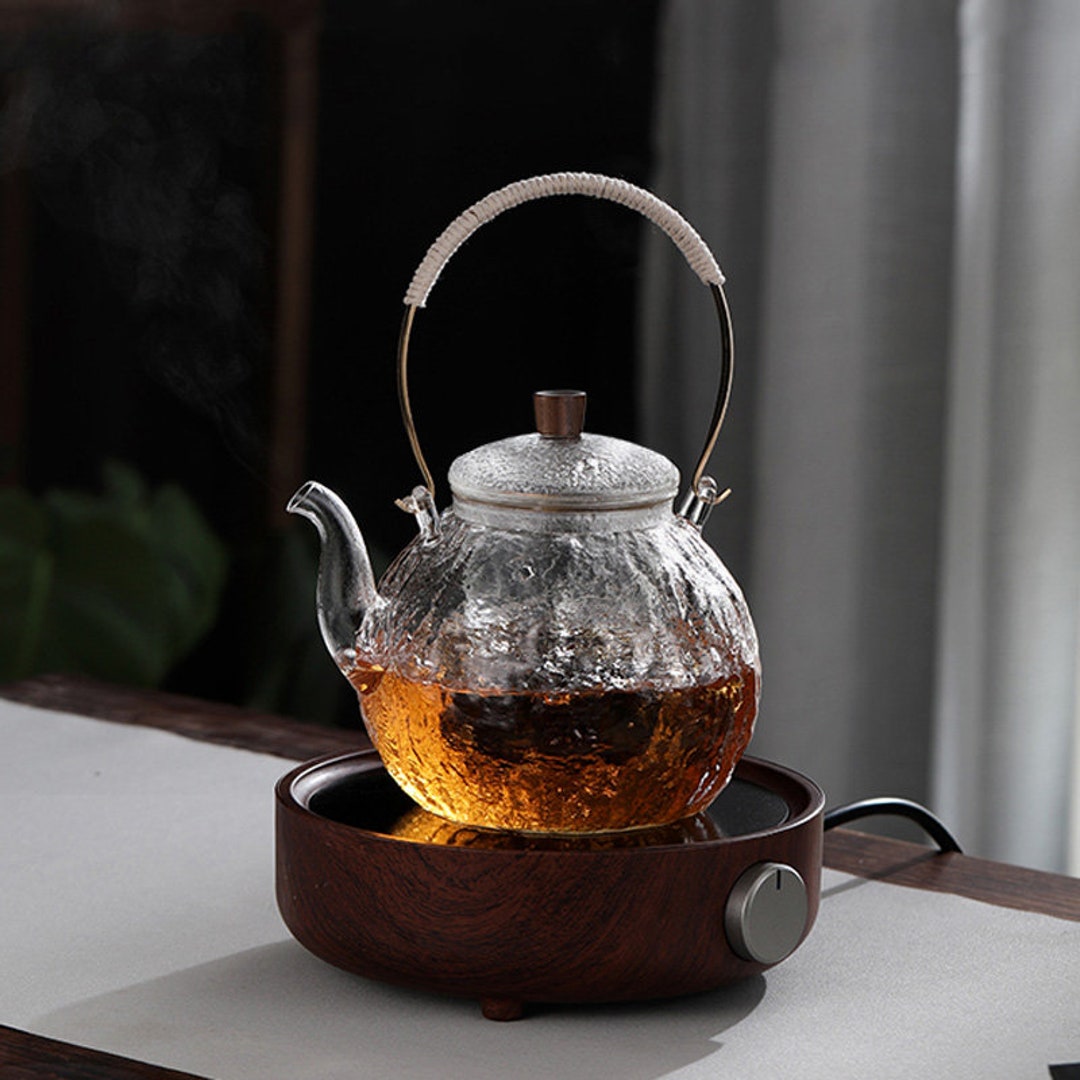 Explosion-proof High Borosilicate Glass Boiling Tea Pottea Steamerelectric  Pottery Stovethickened Beam Boiling Kettlemother's Day Gift 