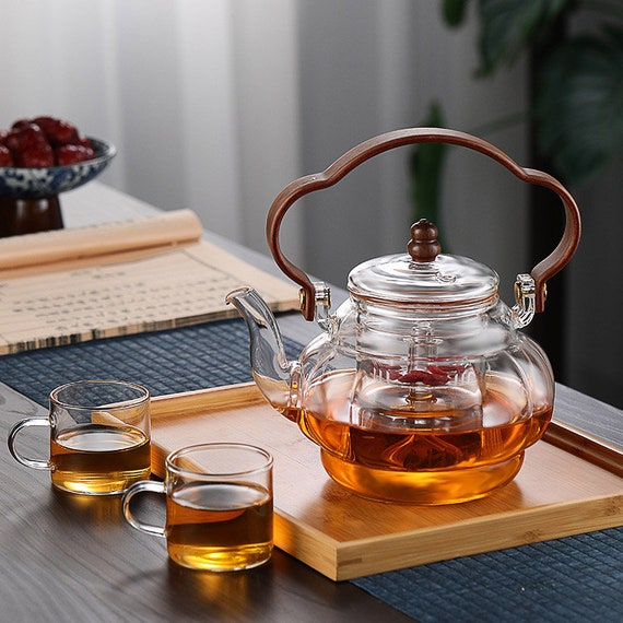 Creative Bamboo Leaf Glass Cup Set Living Room Afternoon Tea Juice