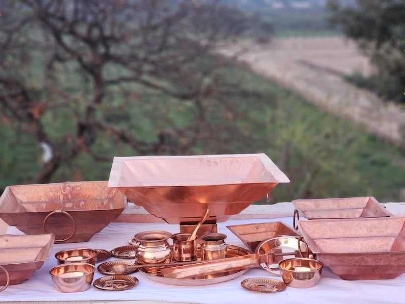 Buy Pure Copper Agnihotra Kit , Yagya , Havan Kit Available in All Size ...