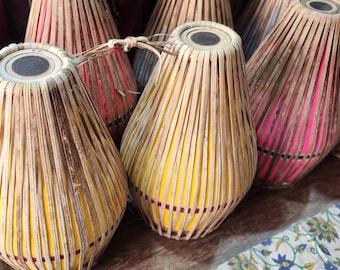 22inch medium size clay mridang for devotee bhajan kirtan , mridang drum clay , best sound mridang , hare krishna , vrindavan bhajan