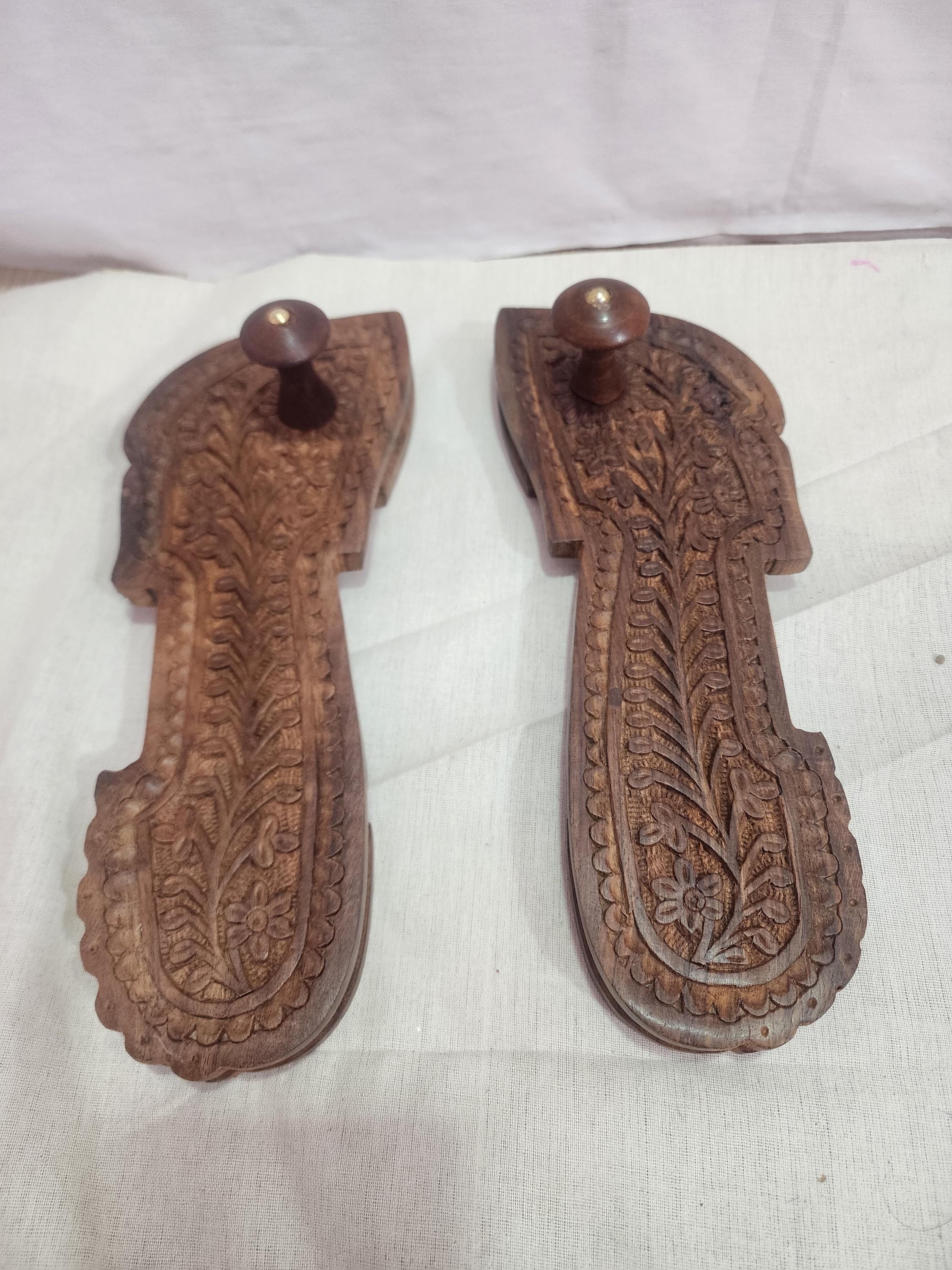 10inch/26cm Paduka for Human User Poojari Khadau Charan Paaduka