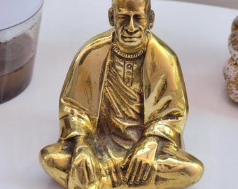 Shrila Prabhupad Statue brass Idol, iskcon founder murti , Temple & Spiritual Decor,jagadguru ac bhaktivedant swami prabhupad murti