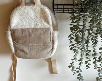 Sac à dos enfant personnalisé (Beige 5)