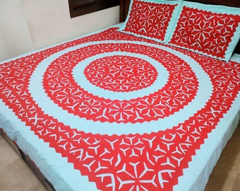 Embroidered Bedspread Applique 