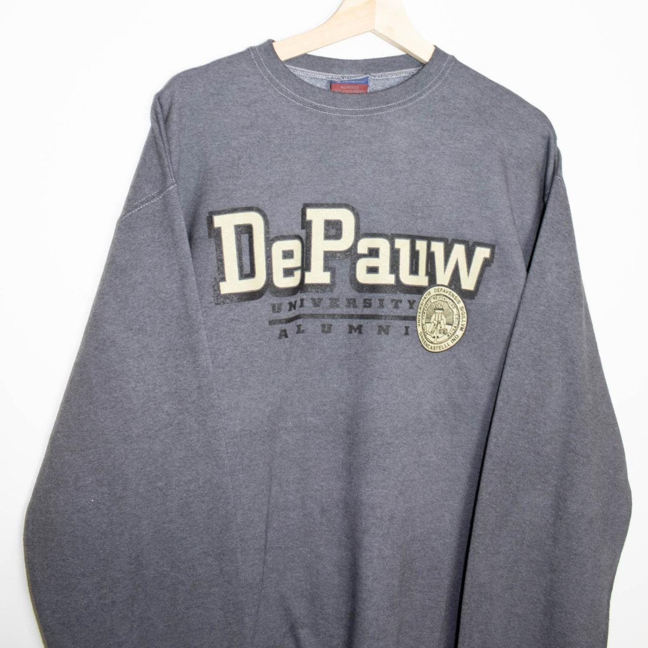 Vintage Depauw University Sweatshirt Size L Etsy