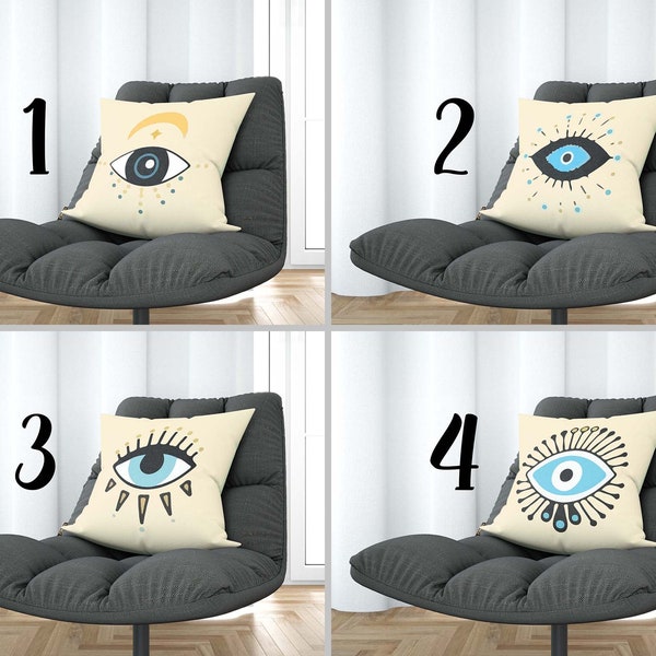 Evil Eye Pillow Etsy