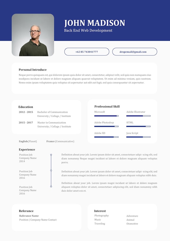 Editable Template Word Template Resume Template Creative Etsy Editable Template Word Template Resume Template Creative Etsy