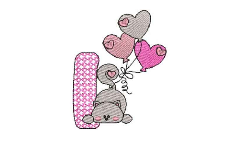 Alphabet Number Embroidery Design Bundle Set, AZ 19, Letter Number