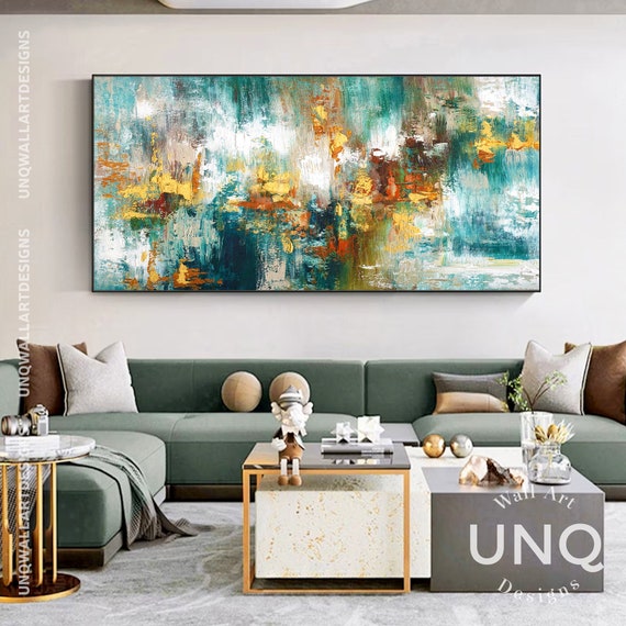 Dropship Handmade Abstract Colorful Flower Texture Oil Painting On Canvas  Large Modern Floral Landscape Acrylic Painting Living Room Wall Art Home  Decor Frameless Only Canvas to Sell Online at a Lower Price