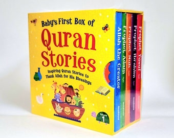 Baby's First Box Of Quran Stories -1 Islamic Story Book For Muslim Children Kids