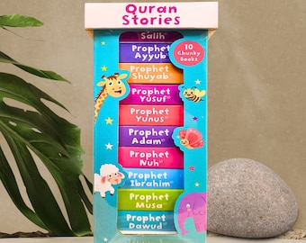 Quran Stories, Chunky Board Books Set, Islamic Baby Gift