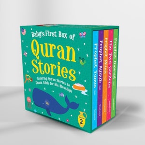 Baby&#39;s First Box Of Quran Stories -2 Islamic Story Book For Muslim Children Kids
