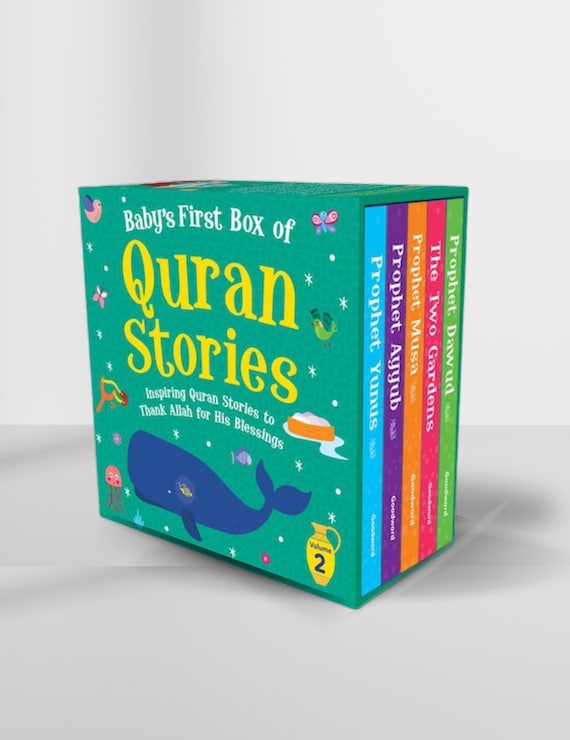 Baby's First Box Of Quran Stories -2 Islamic Story Book For Muslim Children Kids
