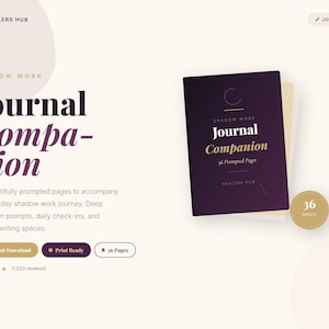 Shadow Work Journal for Women, Inner Child Healing, Reflection Prompts (Digital Download)