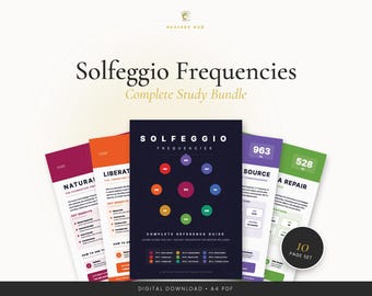 Solfeggio Frequency & Student Guide (12-Page PDF)