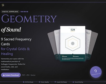 9 heilige frequentiekaarten (solfege)