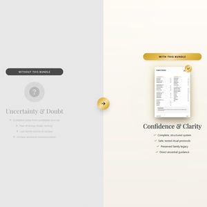 Peut inclure: Un graphique comparatif opposant "Incertitude et Doute" &agrave; "Confiance et Clart&eacute;". Le c&ocirc;t&eacute; gauche affiche un point d'interrogation et des attributs n&eacute;gatifs. Le c&ocirc;t&eacute; droit montre un document avec une liste de contr&ocirc;le et des attributs positifs.