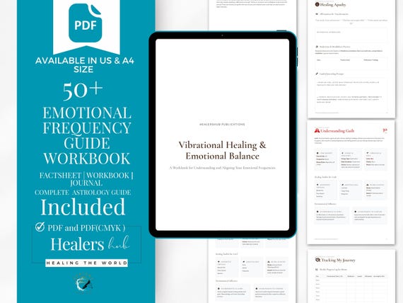 Emotional Frequency Workbook: Shadow Journal & Vibrational Healing (Digital Download)