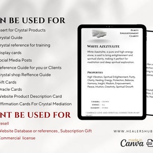 700 Crystal Meaning Editable and Printable Cards With Images For Crystal Shops . image 7