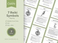 7 Reiki Symbols Meaning Cards , Usui Reiki Symbols, Editable Reiki Symbol Cards, Reiki Healing Cards product logo