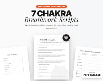 The 7 chakra Breathwork Scripts Guide A4