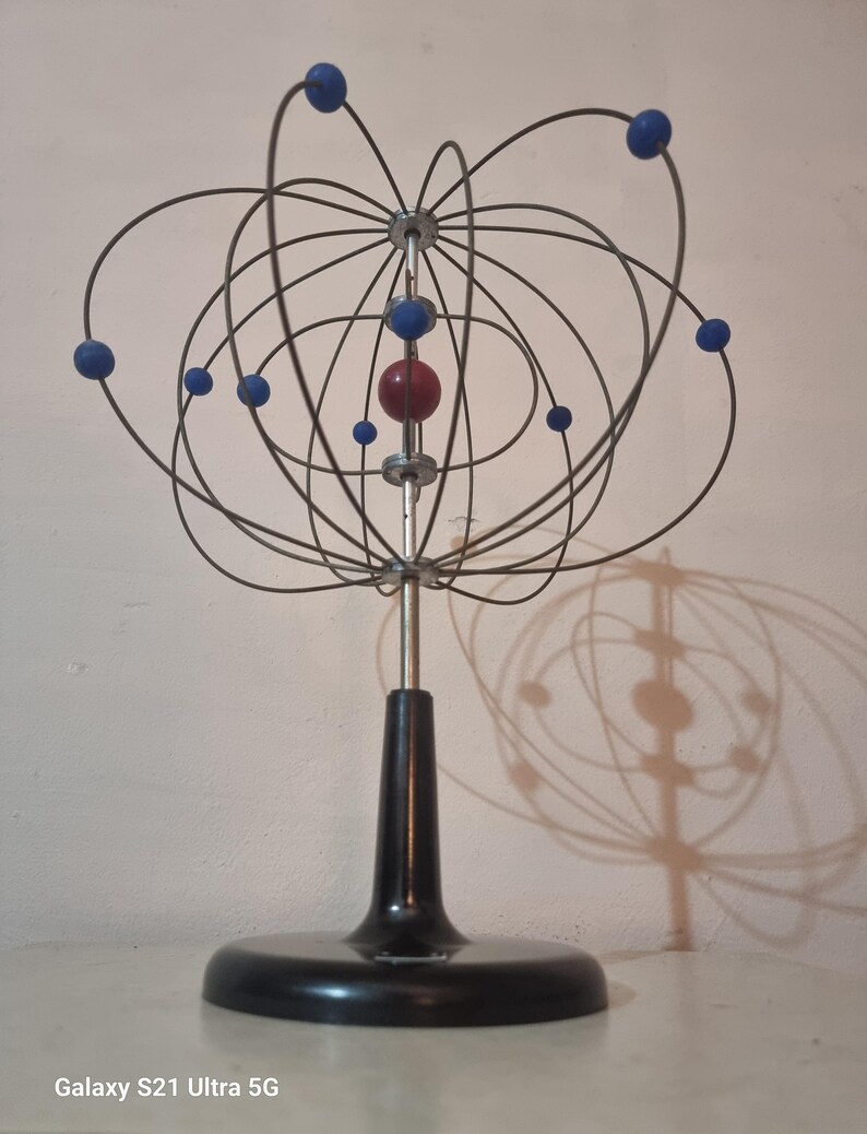 Vintage Atomic Model. Structure of the Atom. Space Age - Etsy