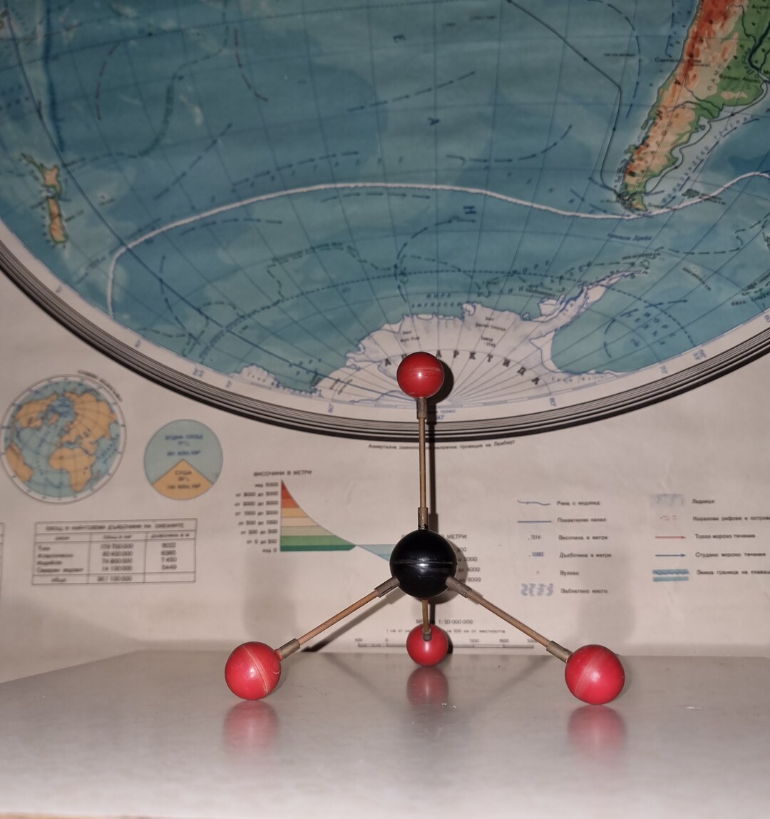 Vintage Molecular Model. Space Age - Etsy