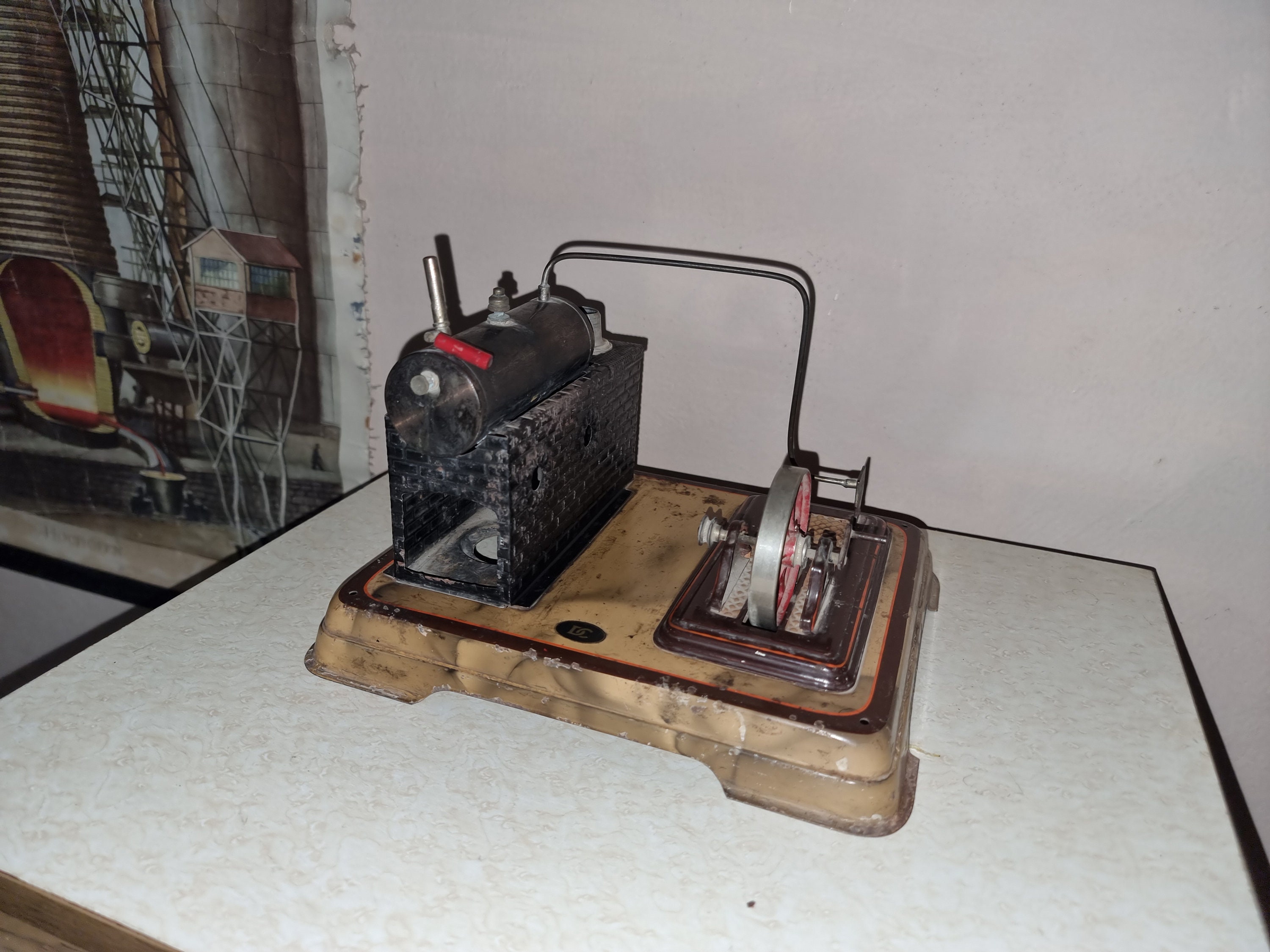 Vintage 1920s DC Doll & Cie Stationary Horizontal Steam Engine - Etsy